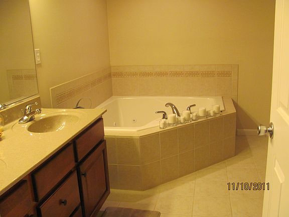 Master bath with whirlpool tub and standup shower