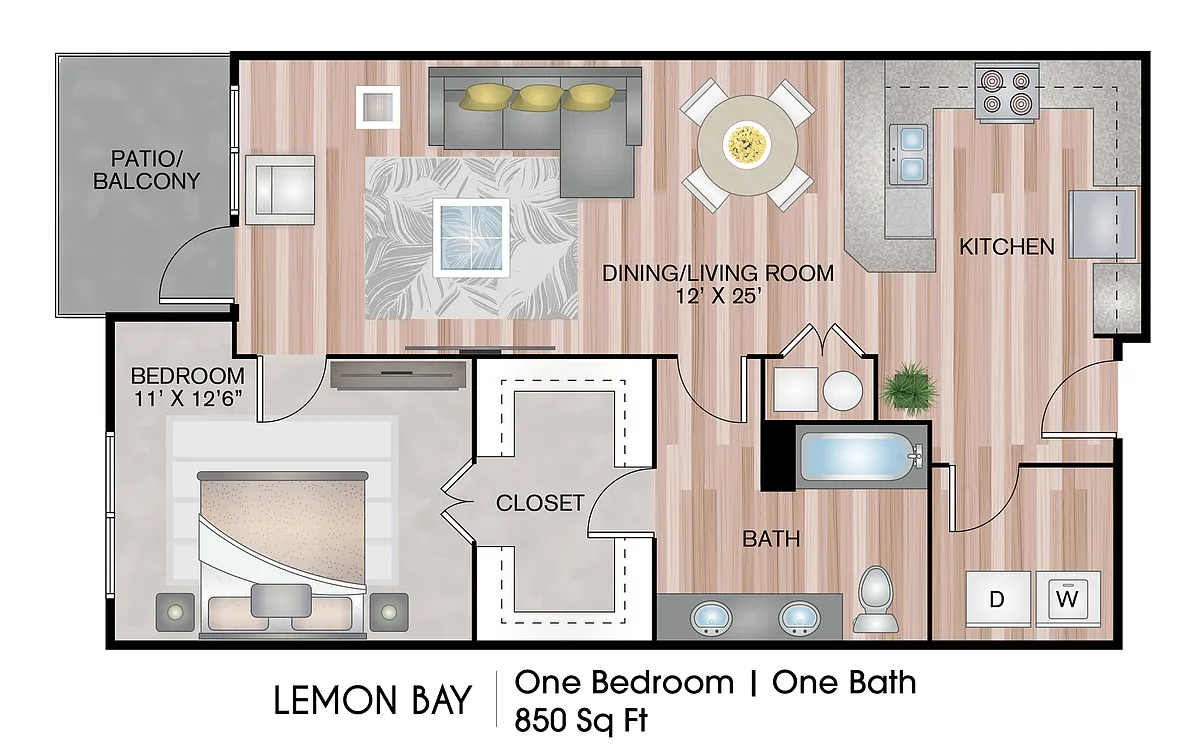 Floor plan Lemon Bay