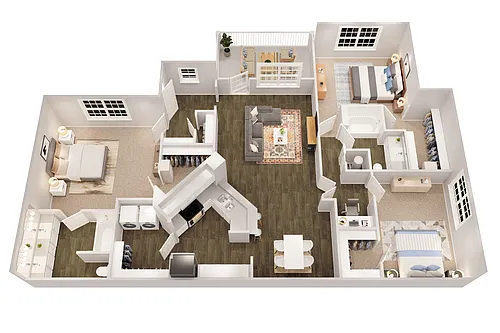 Floor plan The Oak