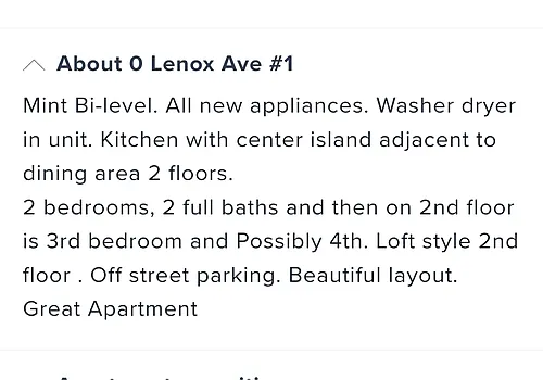 0 Lenox Ave #1 Photo 1