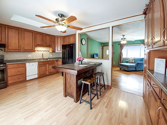 Open to the living room makes it great for enterta