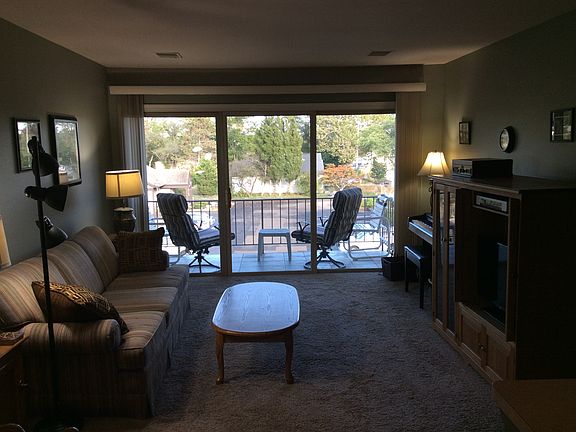 Living room looking out