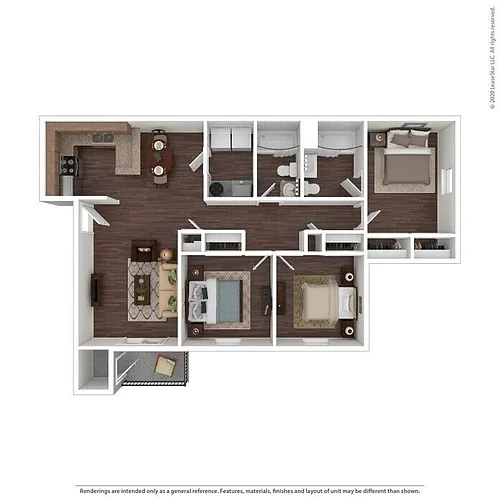 Floor plan 3x2 Platinum