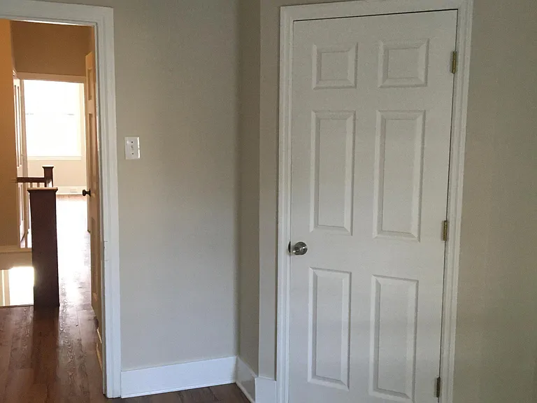 Bedroom 1- windows and 2 closets