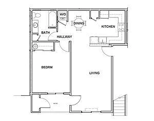 Floor plan 1X1