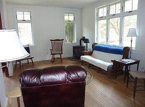 Living Room With Pellet Stove