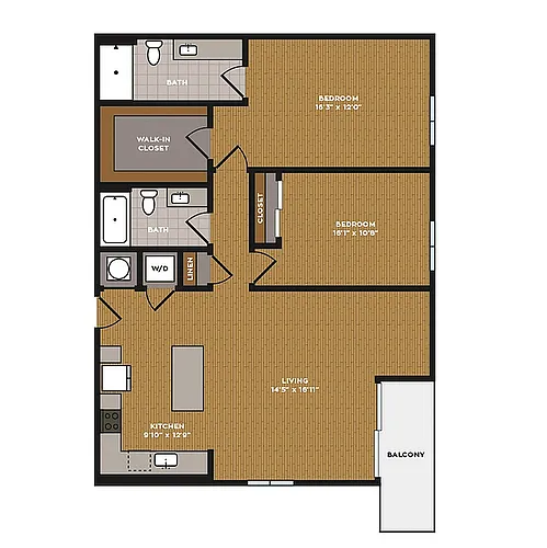 Floor plan 2C-1