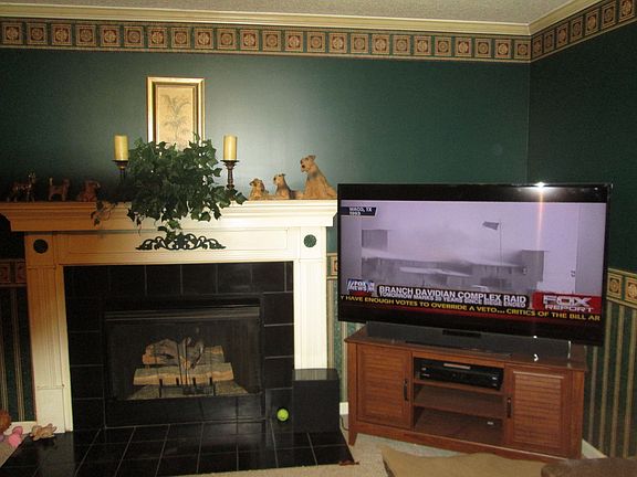 Den with Fireplace