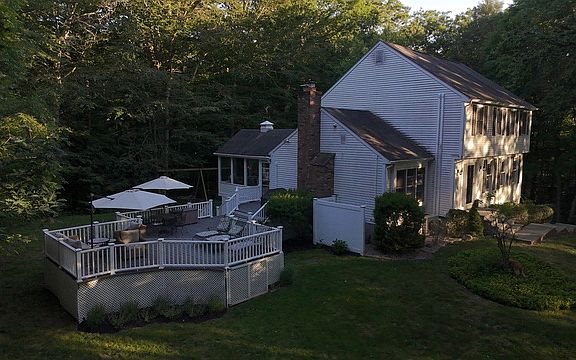 Backyard view - front