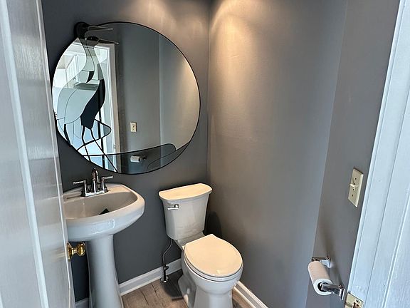 First floor half bath