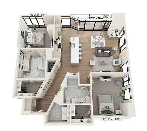 Floor plan Amber 1465