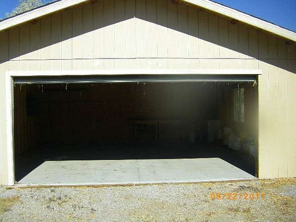 "Large garage for all the toys!"