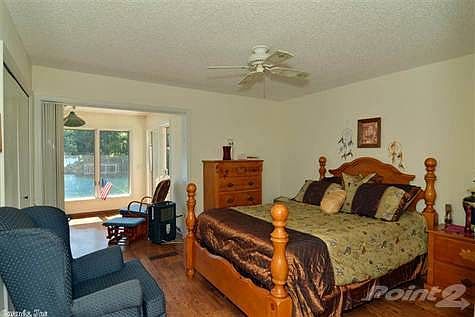 master bedroom with lake view