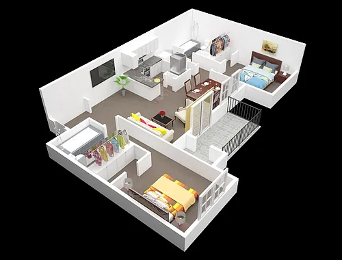 Floor plan The Brittany