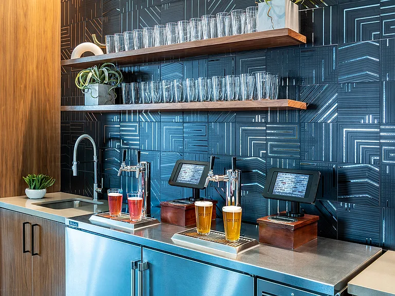 Complimentary Craft Beer & Cider on Tap