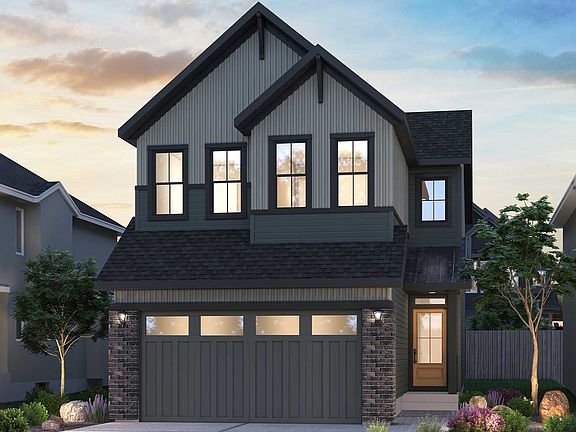 Robson 24 Farmhouse rendering for Creekstone by Brookfield Residential in Calgary