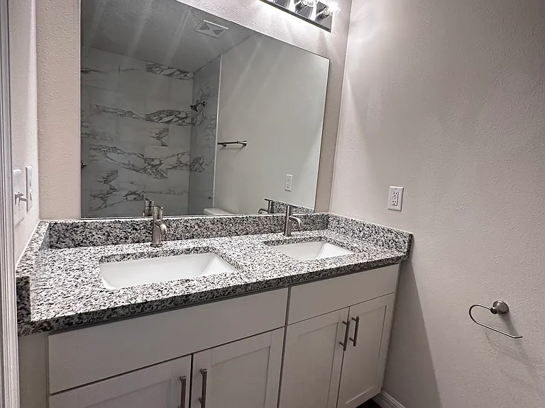 Master bath, double sink