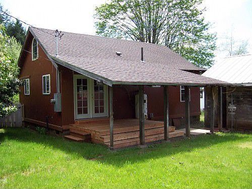 rear of house