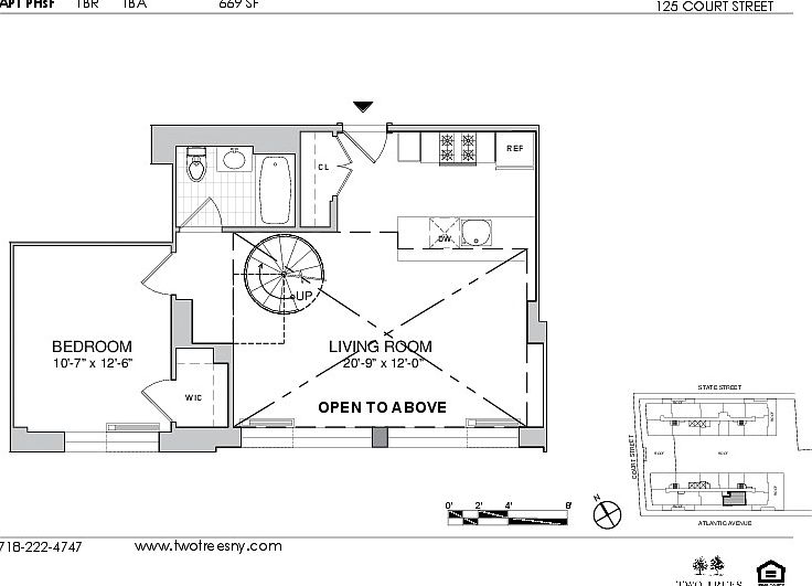 2nd image of 125 Court St Penthouse Sf