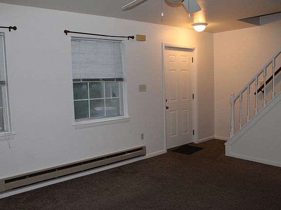 Front door and living area