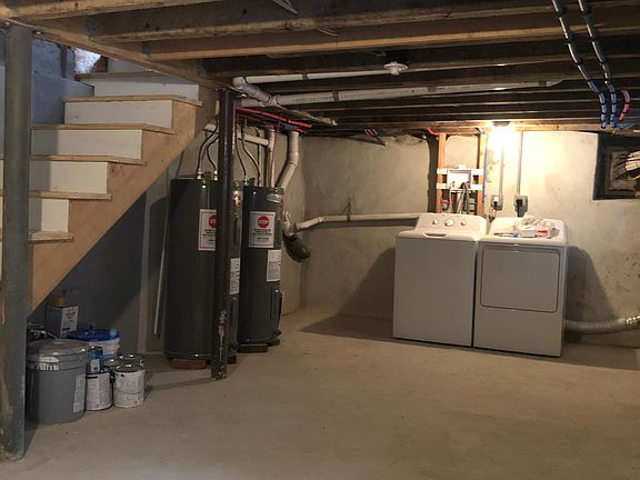 Basement storage with Laundry