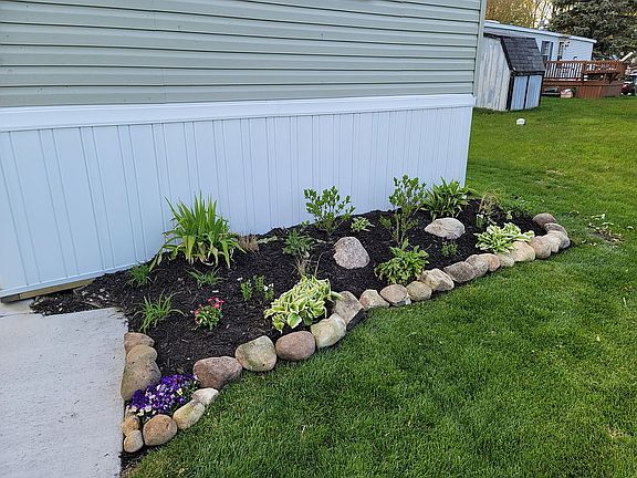 Flower bed-front of home