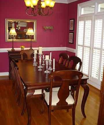 Dining Area open to great room, staircase and foyer