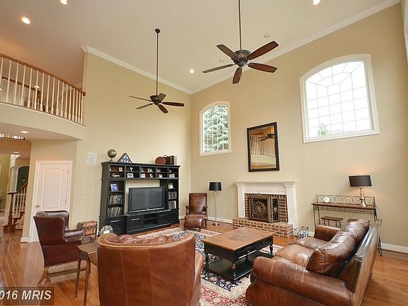 Family Room with Vaulted Ceilings