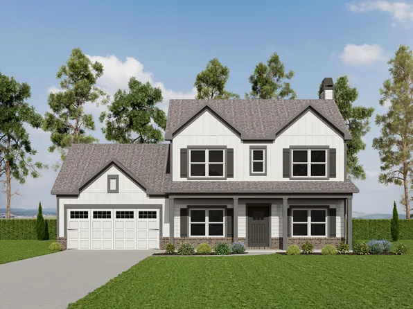 (GA)The Jackson | Front Entry Plan, Weslyn Park