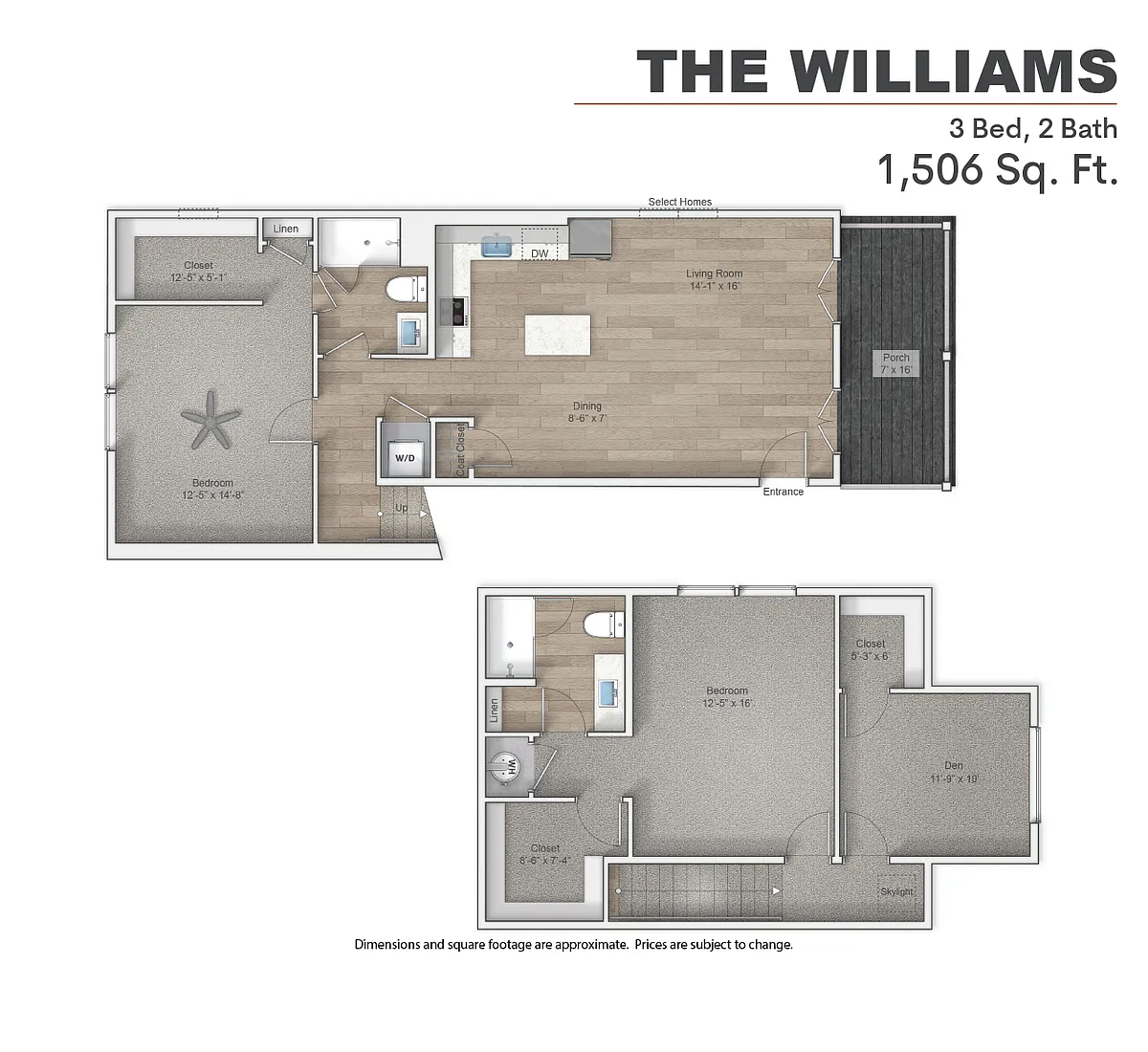 Floor plan Williams TH