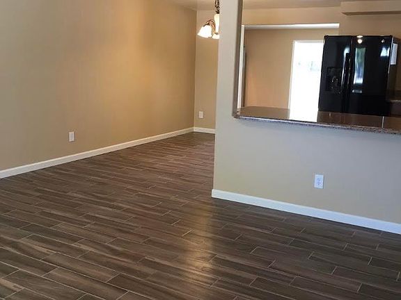 Living room looking towards dining area & kitchen