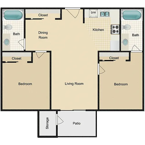 Floor plan Plan C