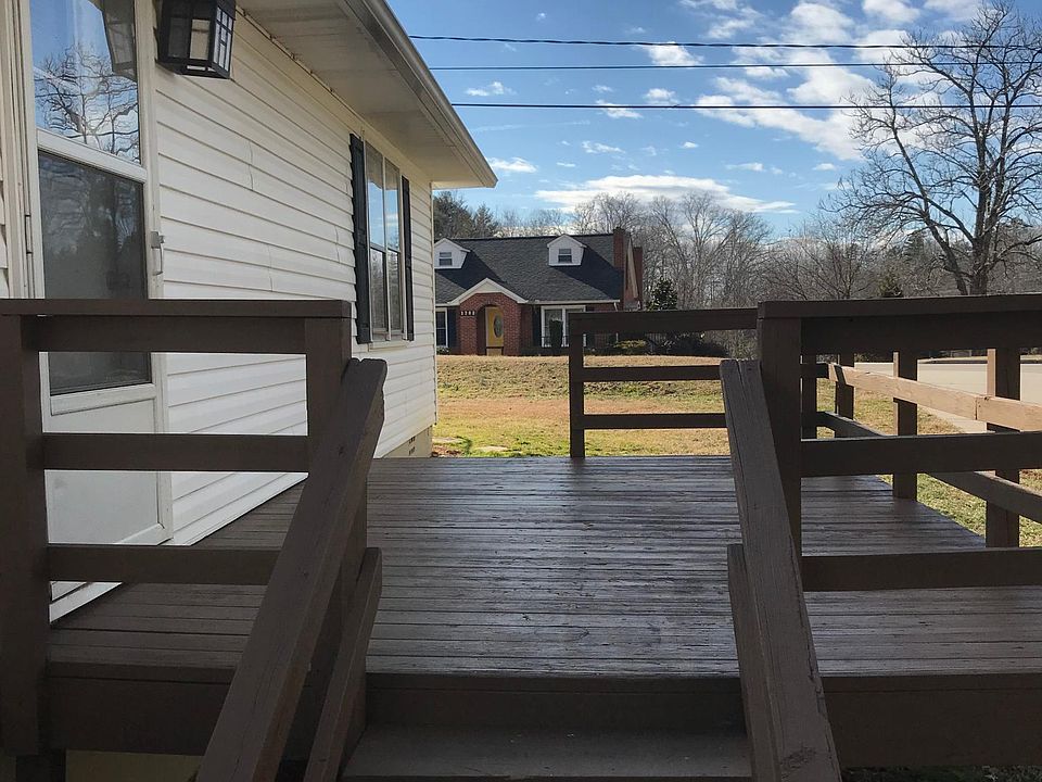 Newly Refinished Back Poarch