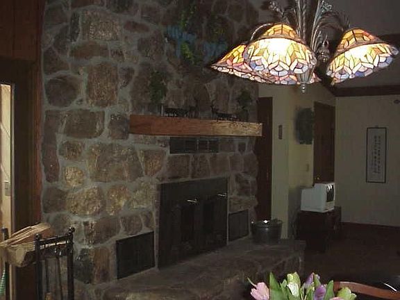 Stone Fireplace