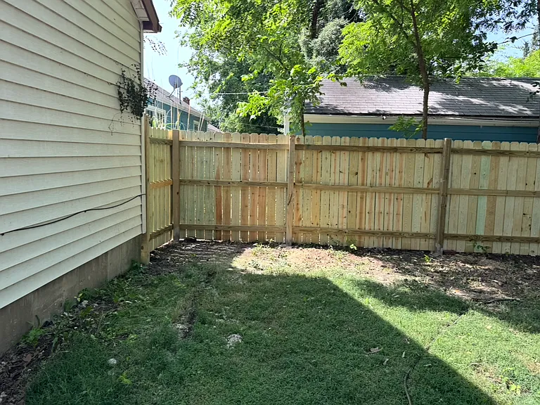 New 6 ft. privacy fence
