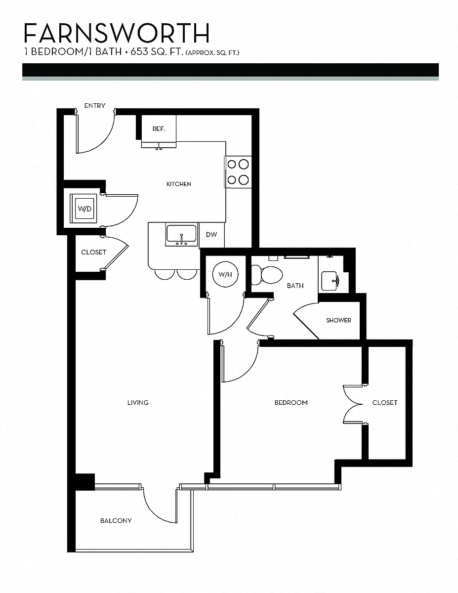 Floor plan Farnsworth