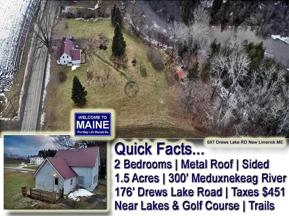 687 Drews Lake Road, New Limerick, ME 04761