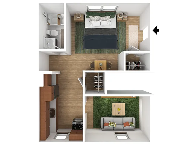 Floor plan Spinnaker