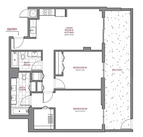 Floor plan J
