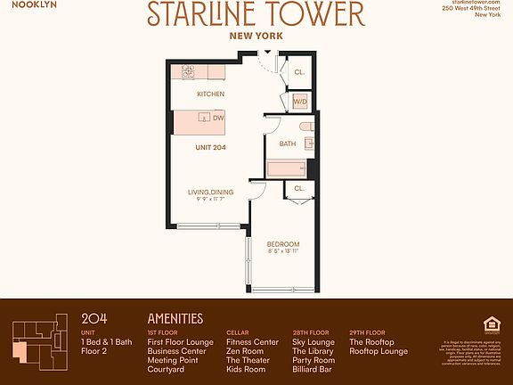 2nd image of 250 W 49th St #3204