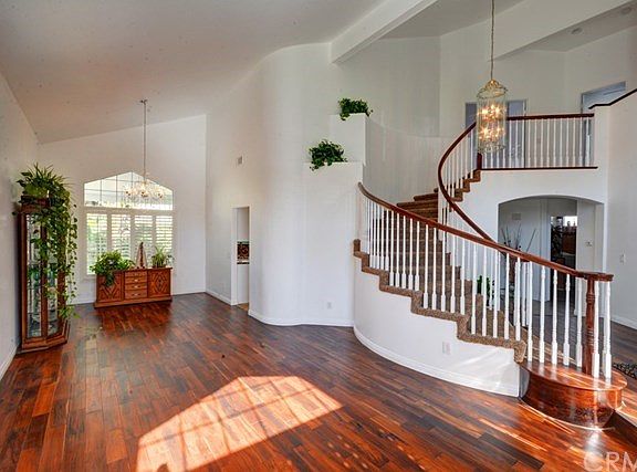 Beautiful hardwood flooring and plantation shutters