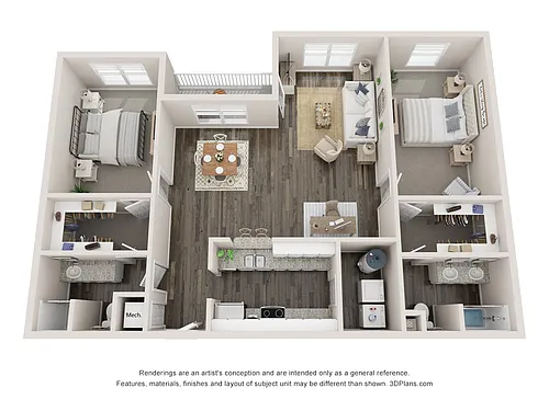 Floor plan Piedmont