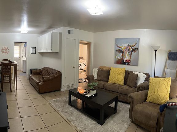 living room from front door