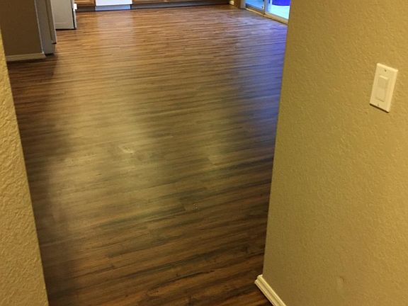 Family room and kitchen