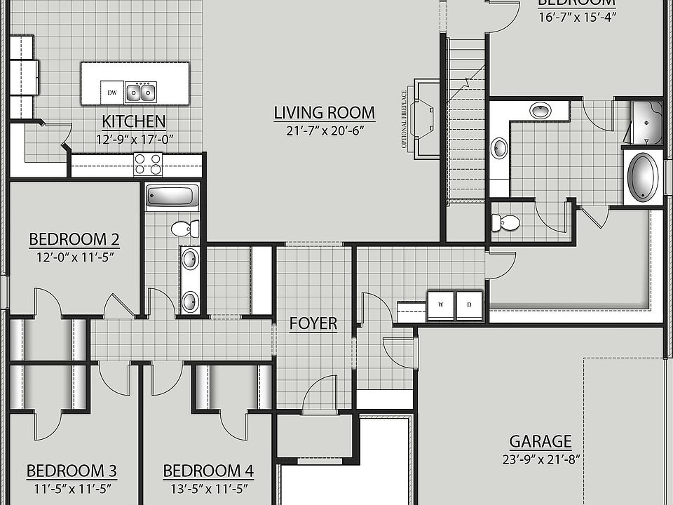 Crocker III S Plan, High Park Estates, Gurley, AL 35748 Zillow