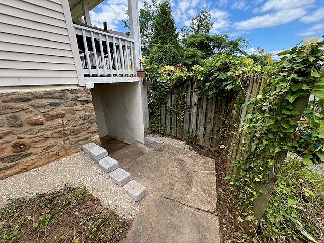 Private entrance