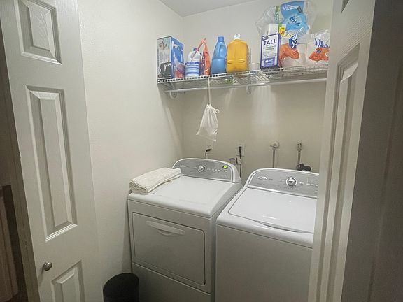 Full size washer and dryer