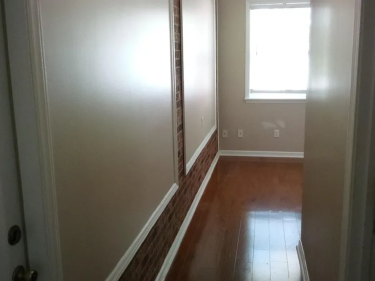 hallway from breakfast nook to bathroom