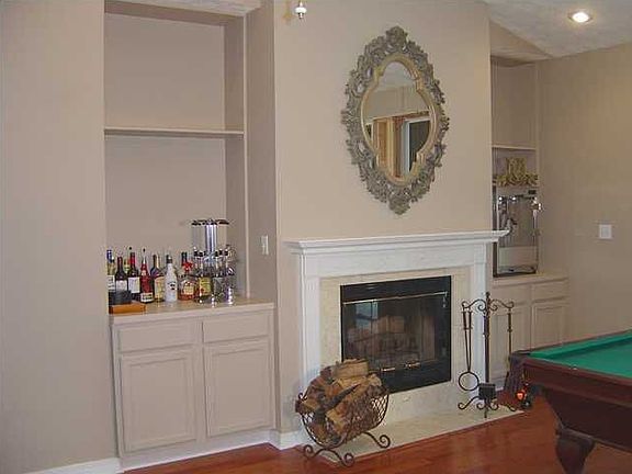 Greatroom with fireplace