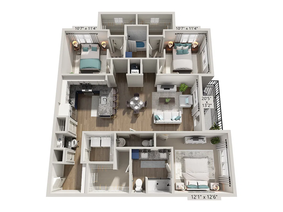 Floor plan C1